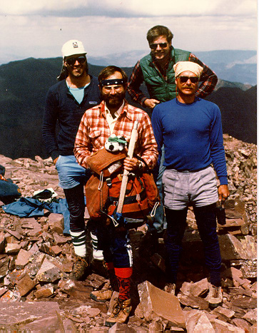 Clown Climbers on Pyramid Peak in the Colorado Rockies