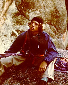 Stuart acting as Belay Anchor at Pinnacles