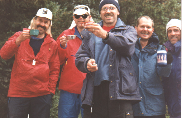 deviates back at camp in the Grenadiers of Colorado, 1996