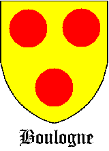 The arms of Boulogne